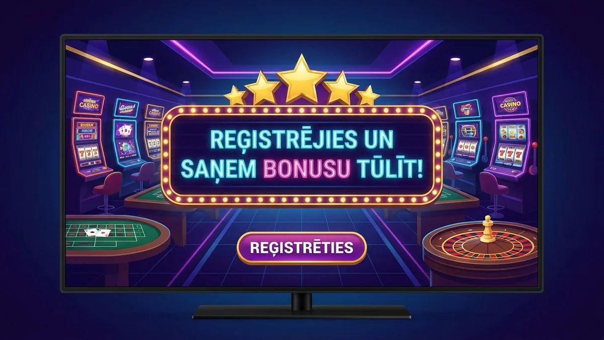 Reģistrācija ar bonusu